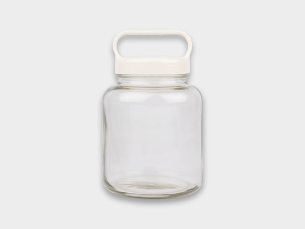 Okawa Glass Tesage Bottle White