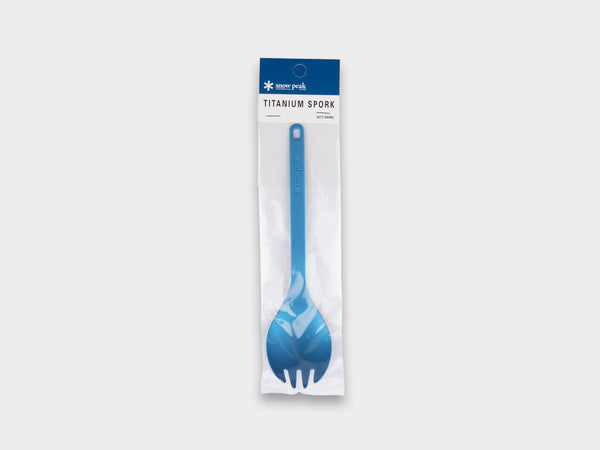 Snow Peak Titanium Spork Blue